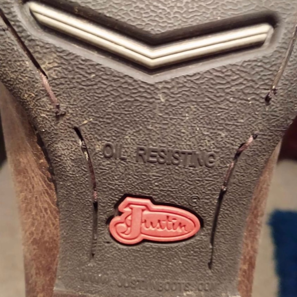 Justin Women's Boots size 9.5B - Picture 7 of 8